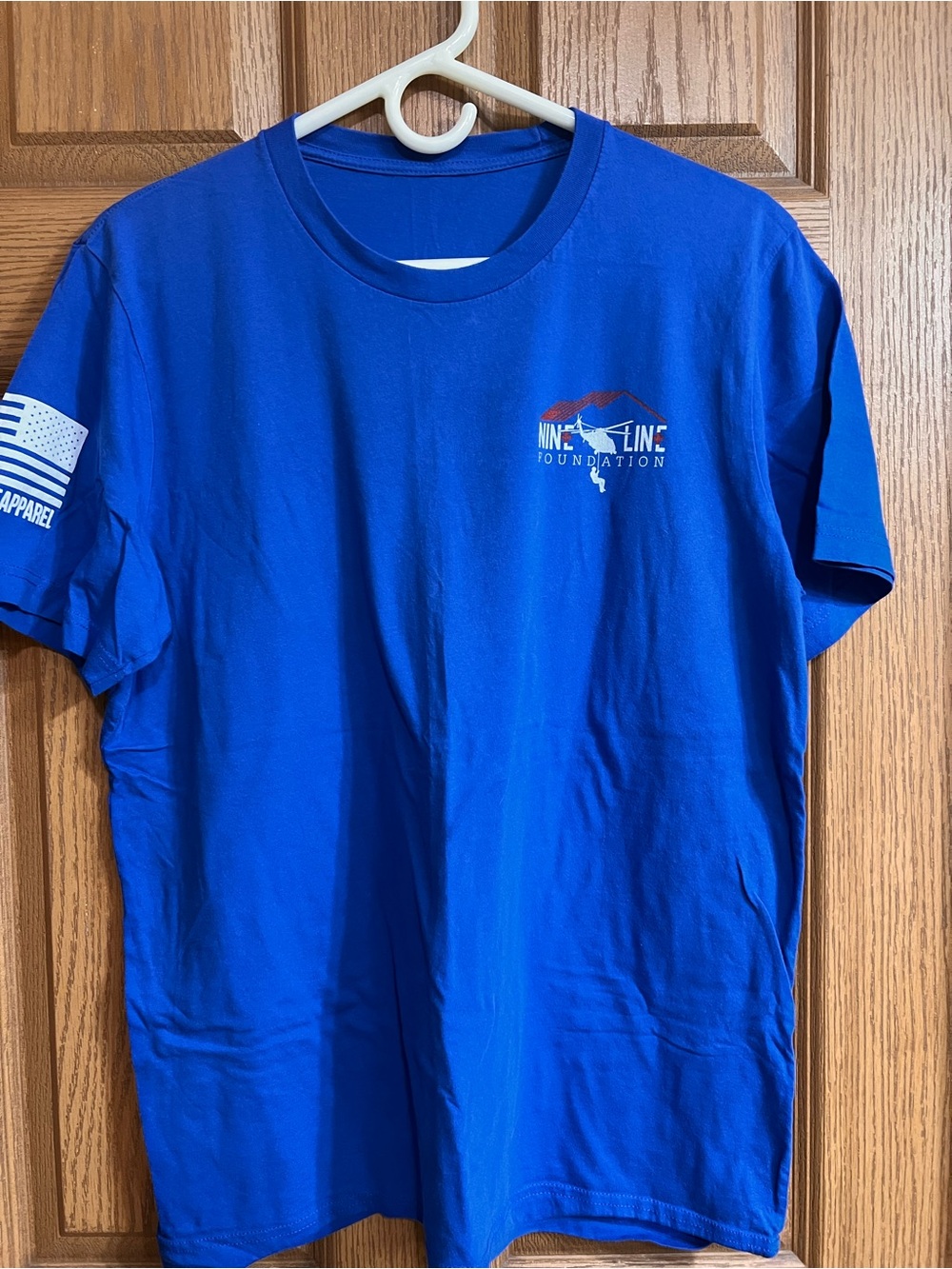 Nine Line Foundation Unisex Royal Blue Short Sleeve Tee